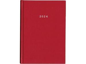 Ημερολόγιο ημερήσιο δετό NEXT Classic 2024 17x25cm κόκκινο